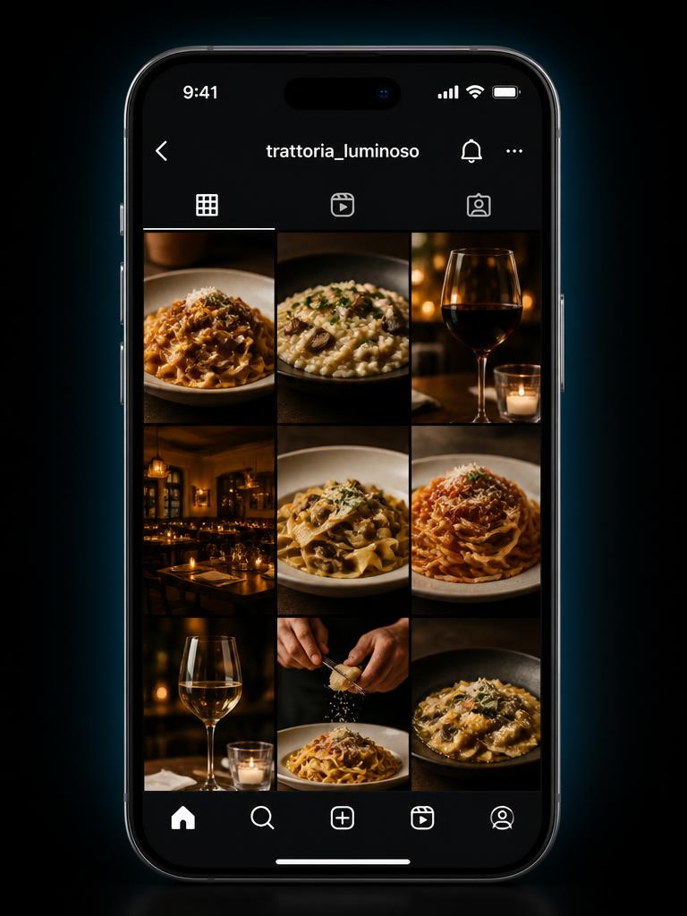 Feed Instagram curato da Social99 per Ristorante Al Portico a Lugano